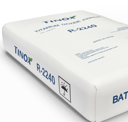 kopen Toepassingen voor kunststoffen Titaniumdioxide Rutile TINOX R-2240 met sterke ondoorzichtigheid Goede dispersie online vervaardiging
