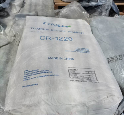 kopen Masterbatch en plastische toepassingen TINOX CR-1220 Rutile Titaniumdioxide Pigment online vervaardiging